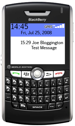 blackberry  inbox